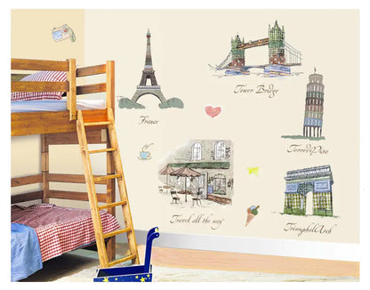 Living Room Wall Stickers for Background Decoration